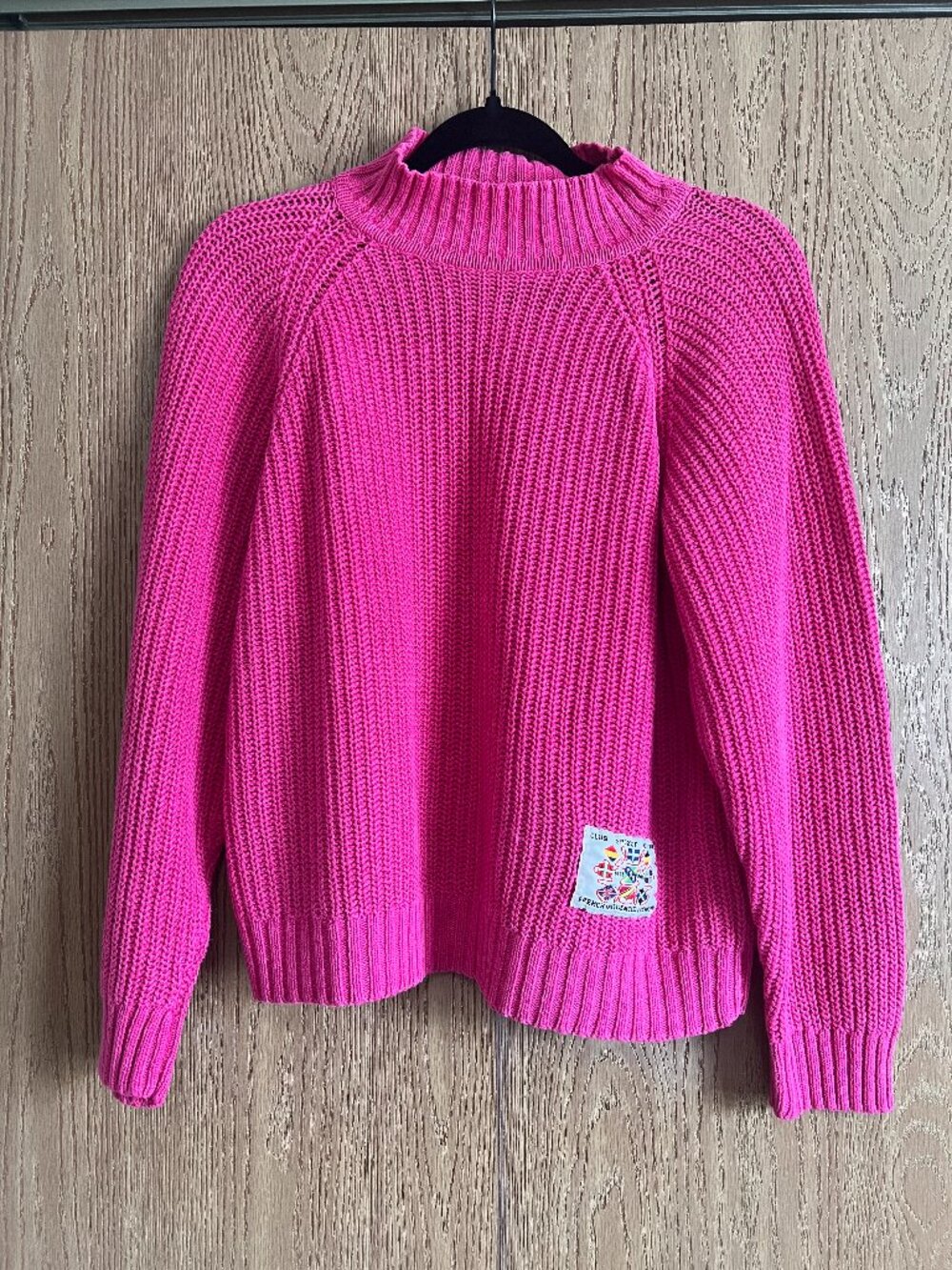 Vintage Pink Club Sportif de Paris (Paris Sport Club) High-Neck Sweater